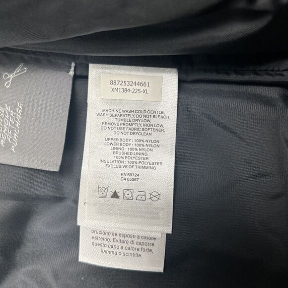 Columbia Vest Men XL Black Gray Puffer Jacket Water Resistant Thermal $120 MSRP - Picture 12 of 12